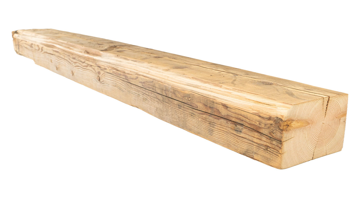 Reclaimed Wood Fireplace Mantel - Dakota Timber Co - Fireplace Mantels