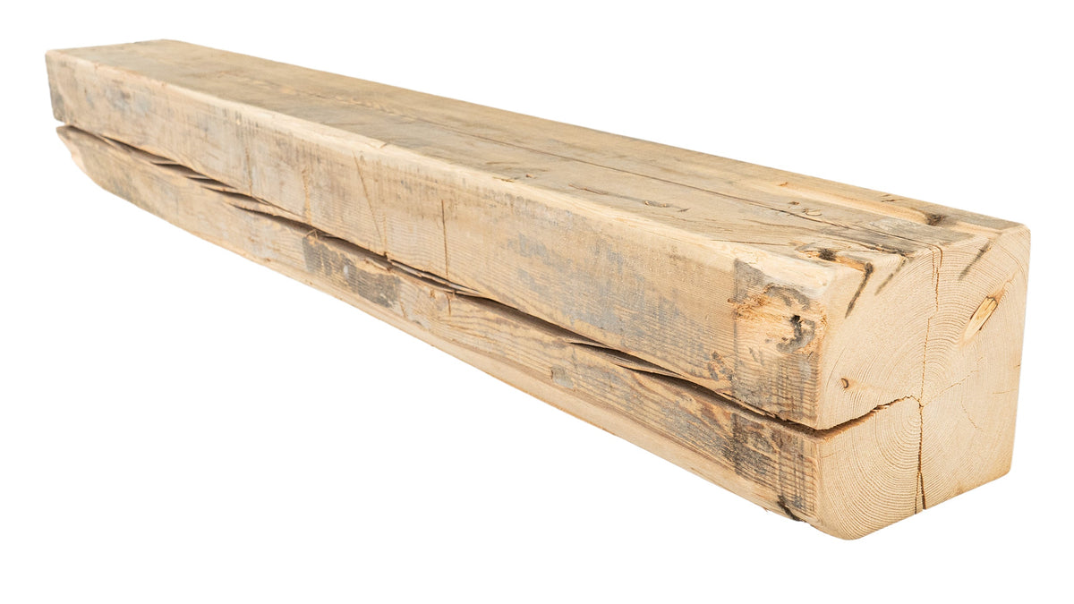 Reclaimed Wood Fireplace Mantel - Dakota Timber Co - Fireplace Mantels