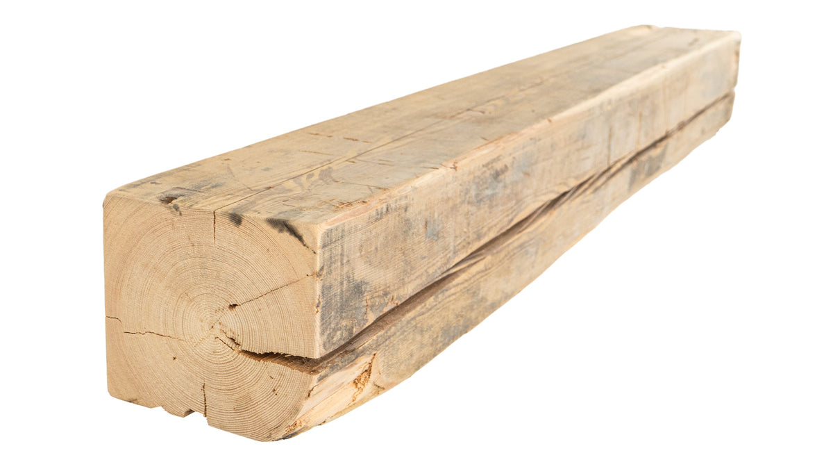 Reclaimed Wood Fireplace Mantel - Dakota Timber Co - Fireplace Mantels