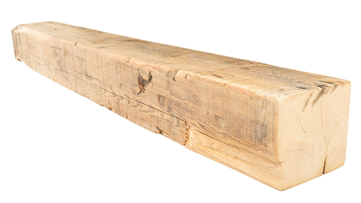 Reclaimed Wood Fireplace Mantel - Dakota Timber Co - Fireplace Mantels