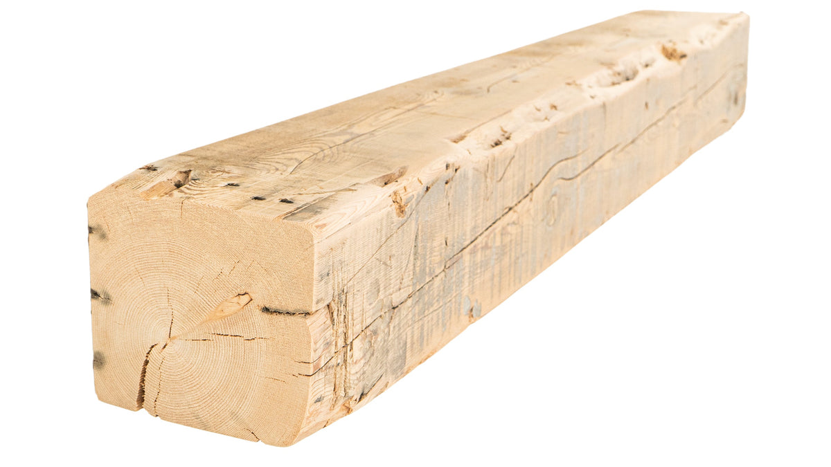 Reclaimed Wood Fireplace Mantel - Dakota Timber Co - Fireplace Mantels