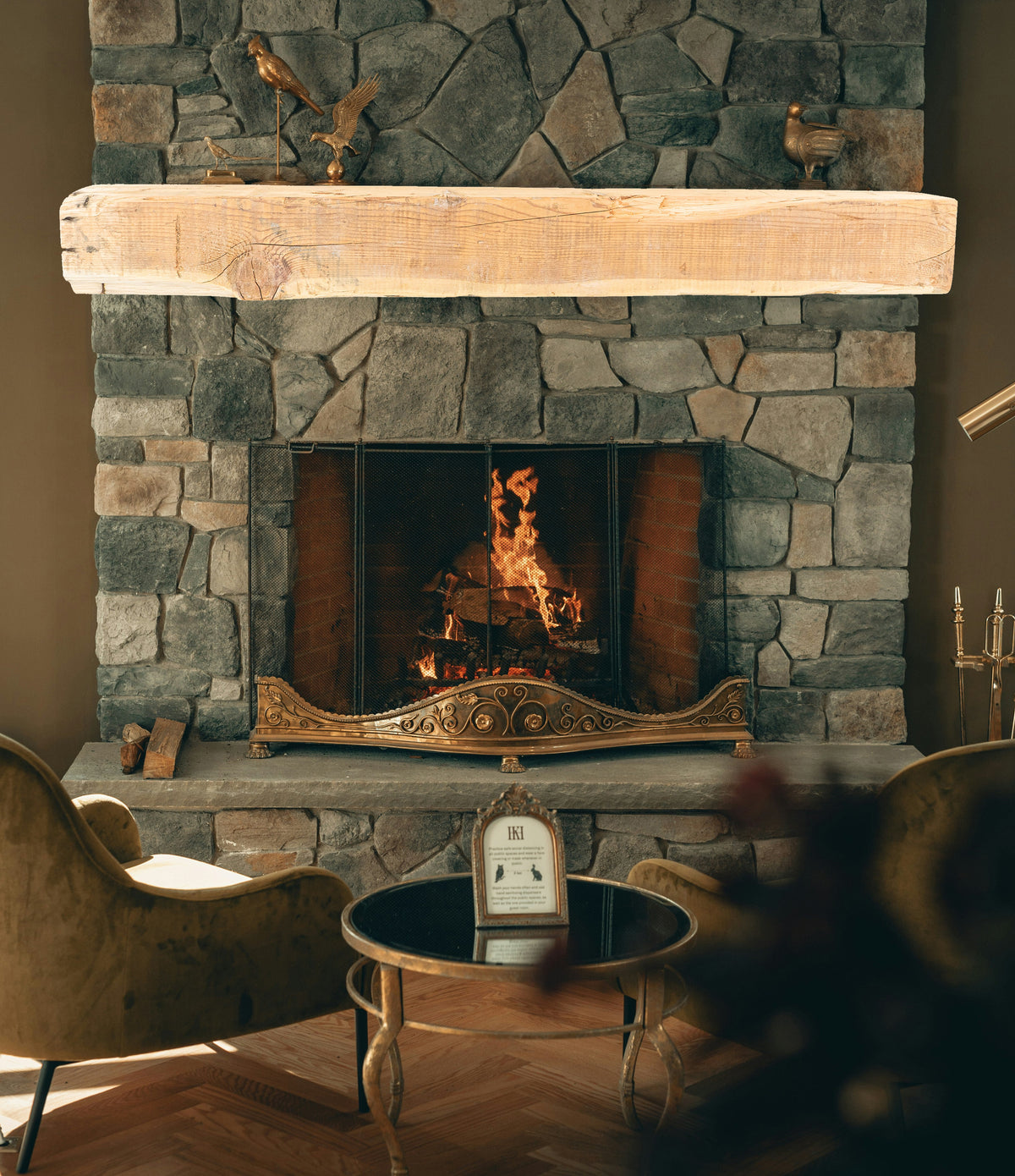 Reclaimed Wood Fireplace Mantel - Dakota Timber Co - Fireplace Mantels