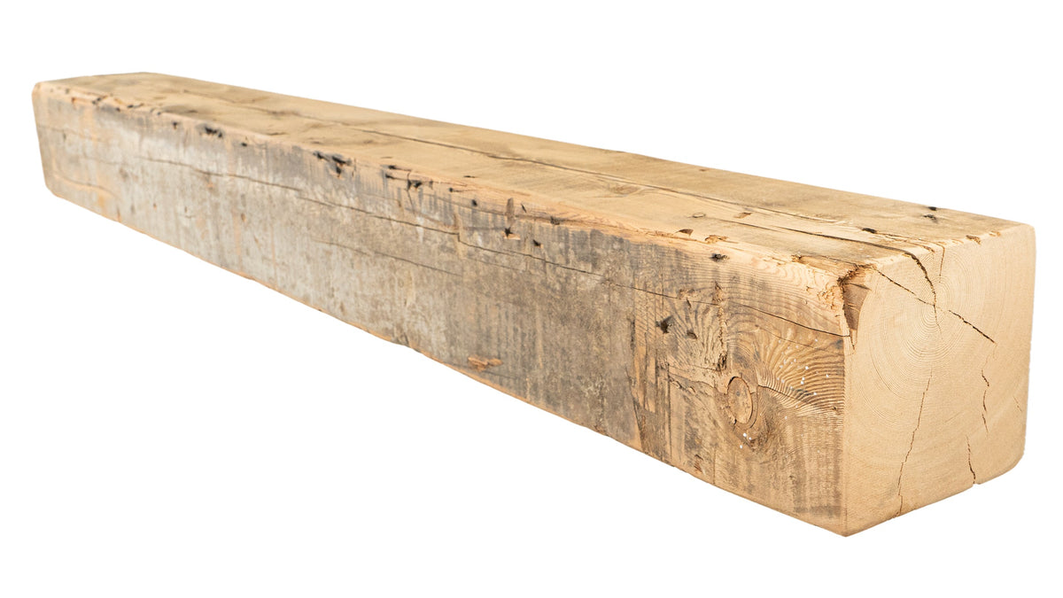 Reclaimed Wood Fireplace Mantel - Dakota Timber Co - Fireplace Mantels