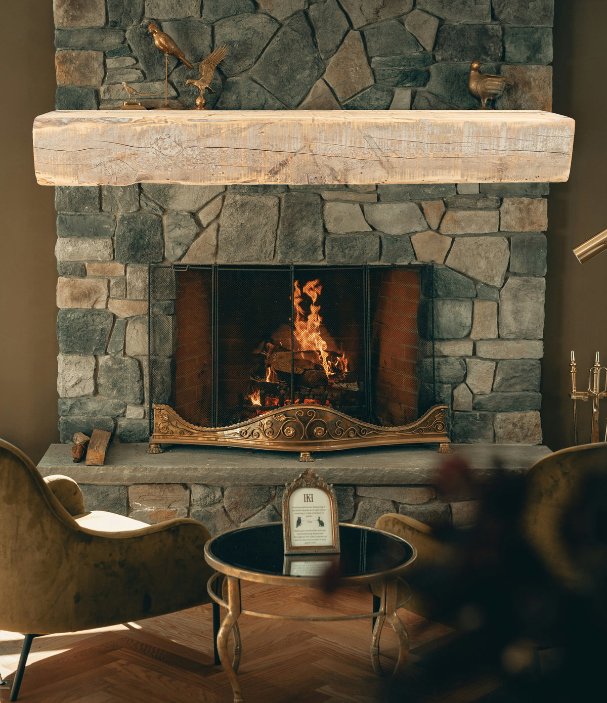Reclaimed Wood Fireplace Mantel - Dakota Timber Co - Fireplace Mantels