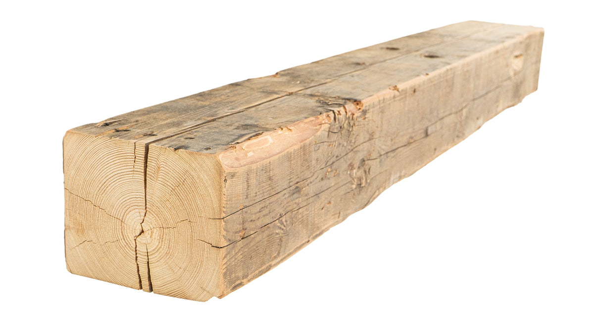 Reclaimed Wood Fireplace Mantel - Dakota Timber Co - Fireplace Mantels
