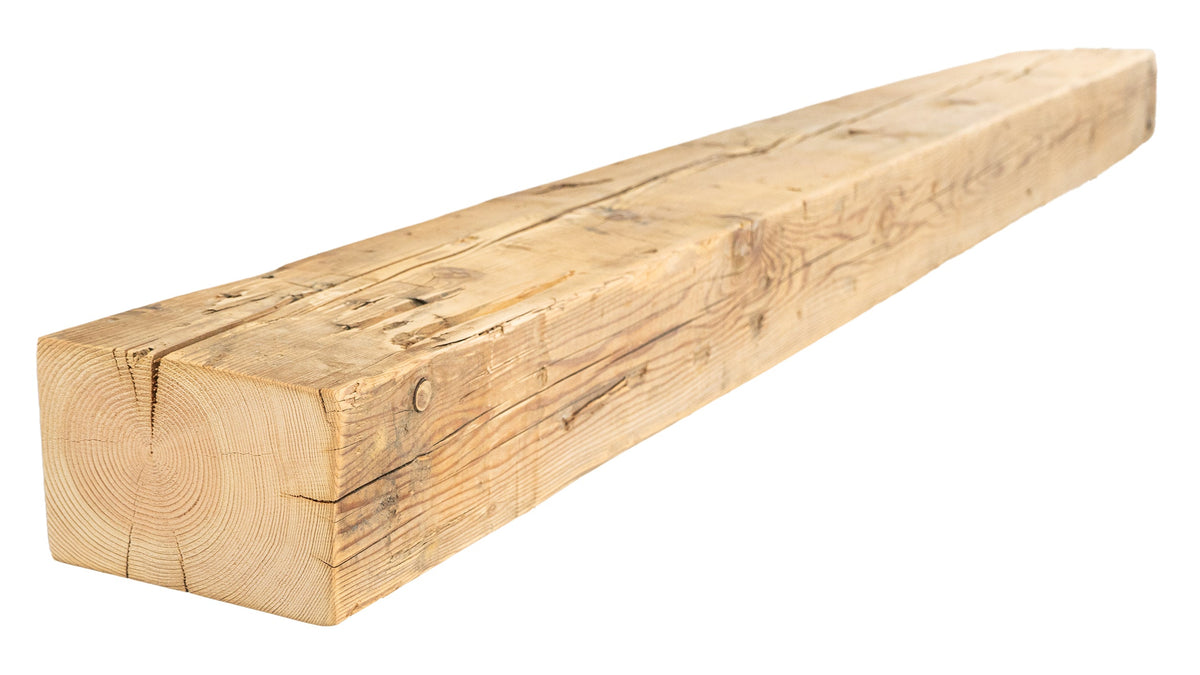 Reclaimed Wood Fireplace Mantel - Dakota Timber Co - Fireplace Mantels