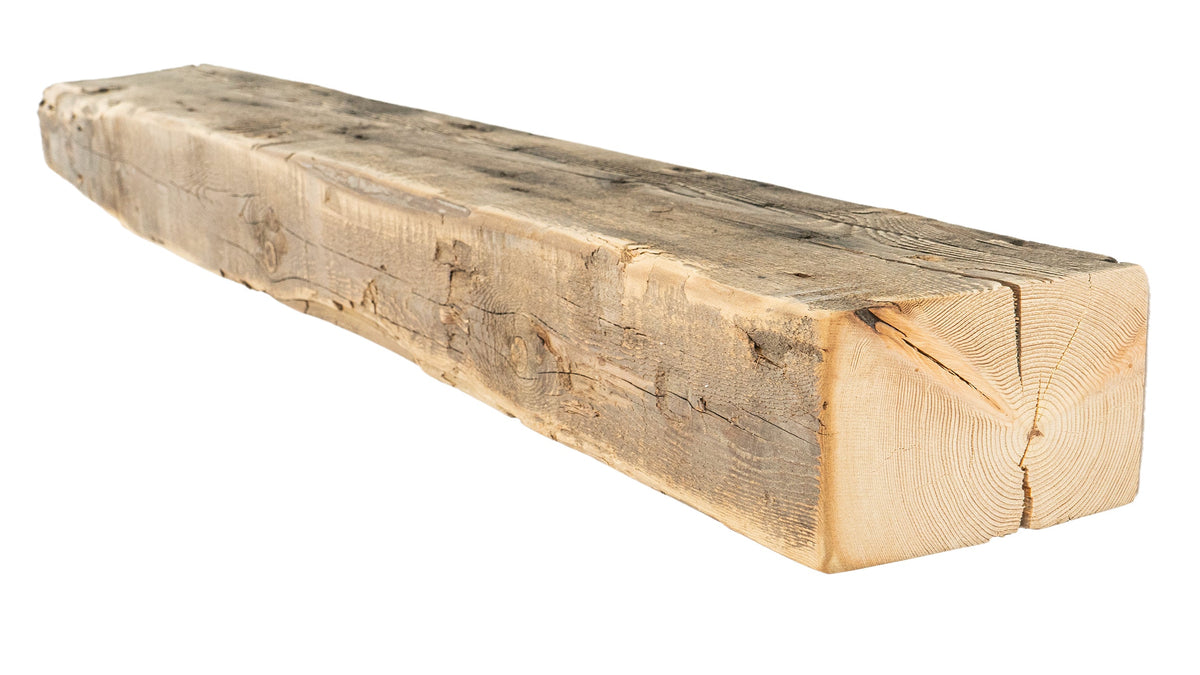 Reclaimed Wood Fireplace Mantel - Dakota Timber Co - Fireplace Mantels
