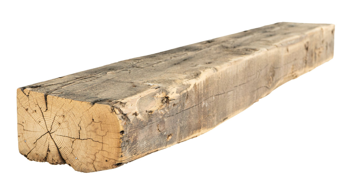 Reclaimed Wood Fireplace Mantel - Dakota Timber Co - Fireplace Mantels