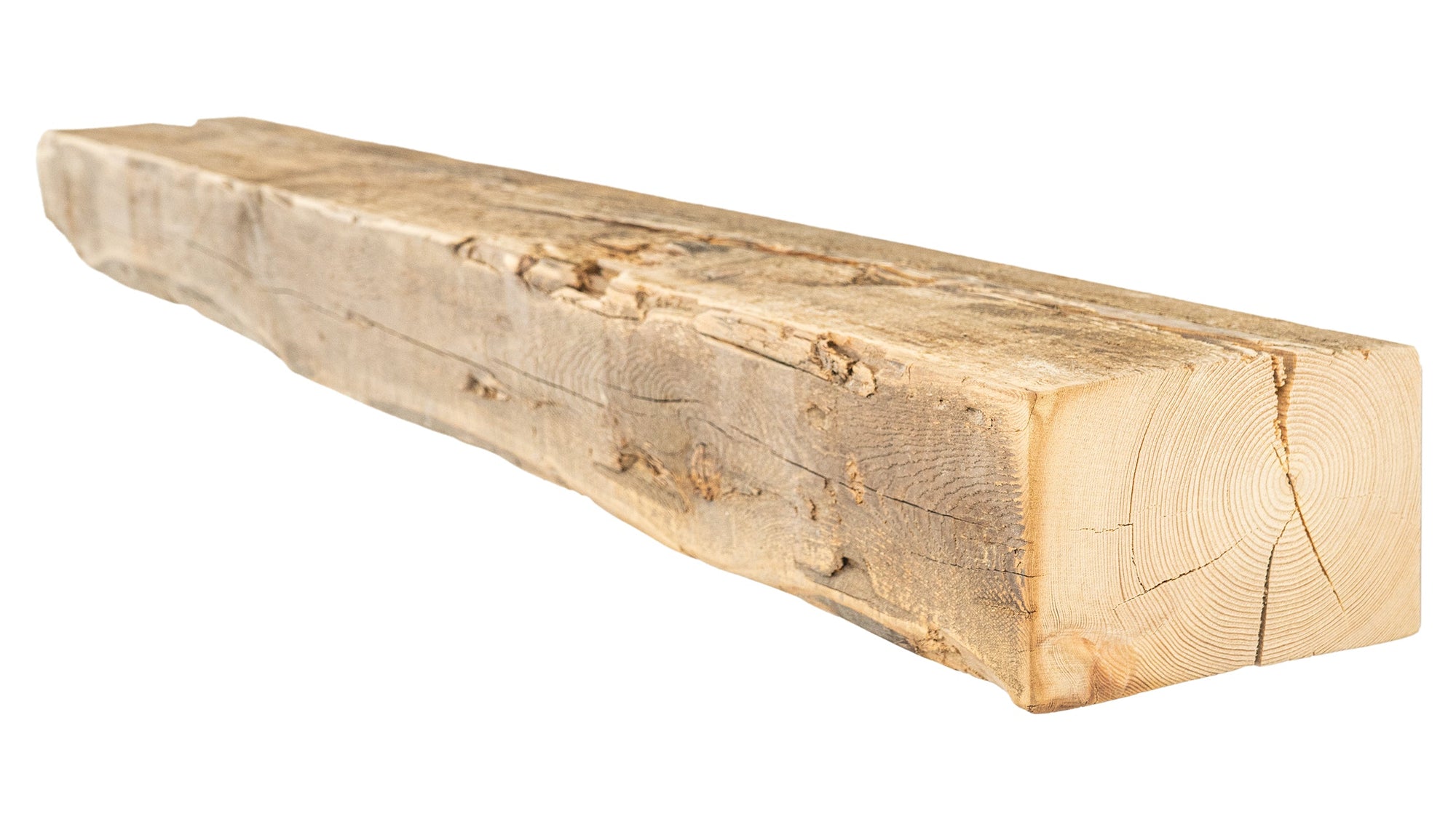 Reclaimed Wood Fireplace Mantel - Dakota Timber Co - Fireplace Mantels