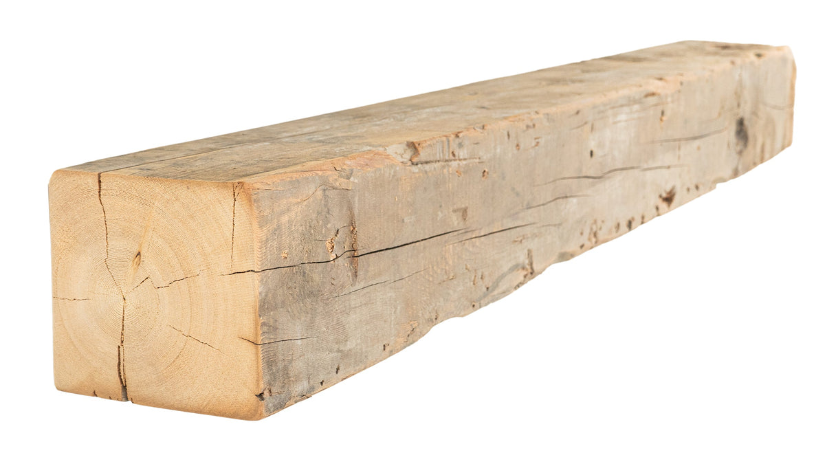 Reclaimed Wood Fireplace Mantel - Dakota Timber Co - Fireplace Mantels