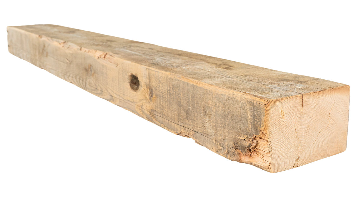 Reclaimed Wood Fireplace Mantel - Dakota Timber Co - Fireplace Mantels