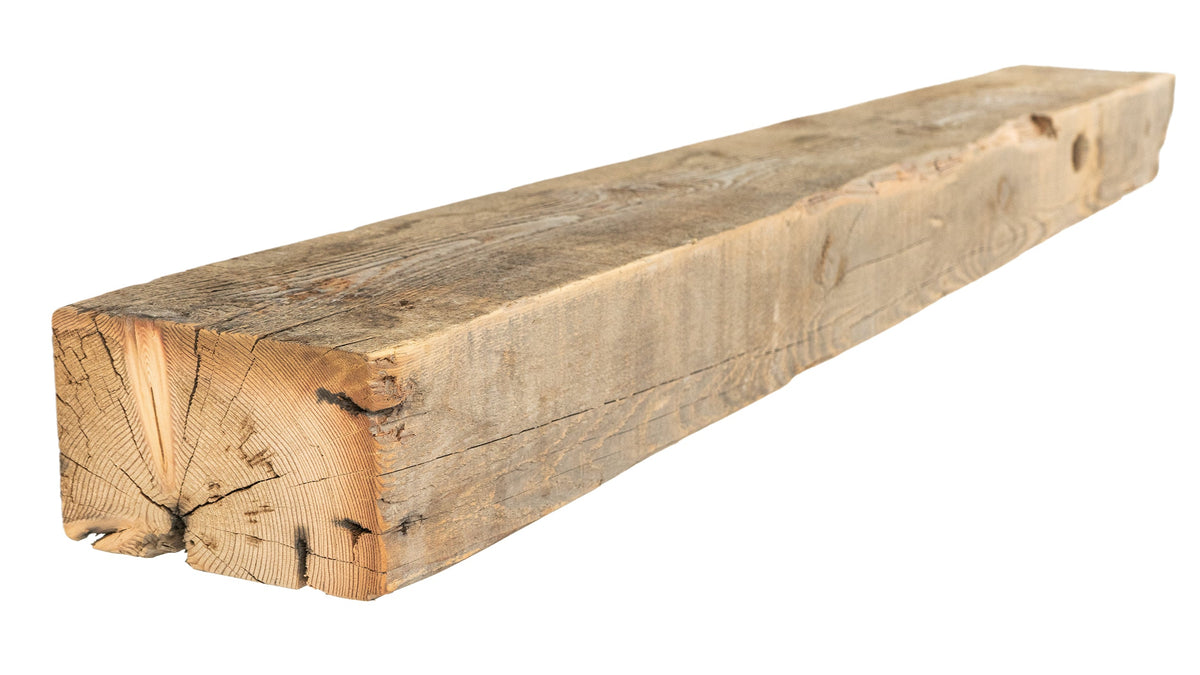 Reclaimed Wood Fireplace Mantel - Dakota Timber Co - Fireplace Mantels