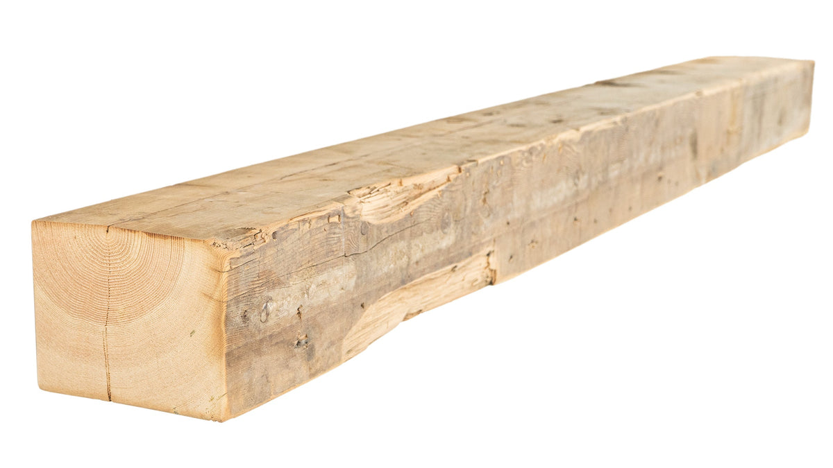 Reclaimed Wood Fireplace Mantel - Dakota Timber Co - Fireplace Mantels