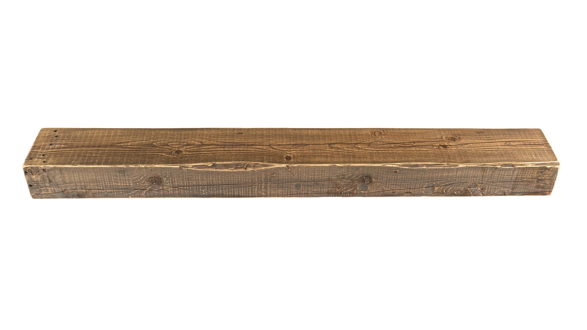 Reclaimed Wood Fireplace Mantel - Dakota Timber Co - Fireplace Mantels