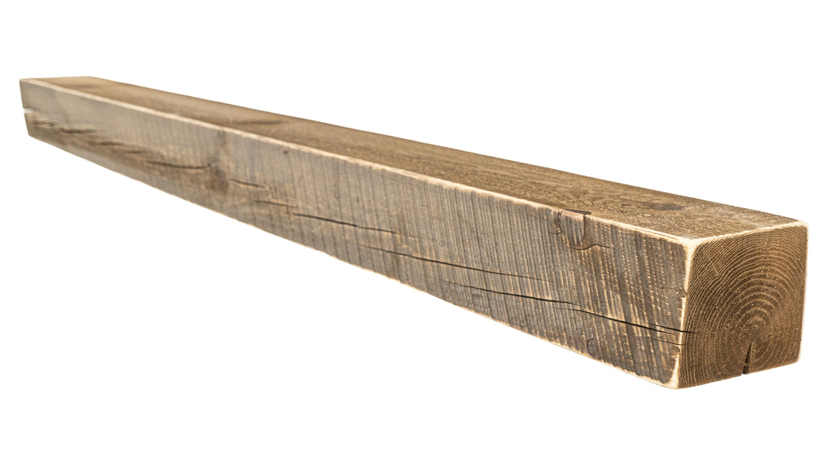 Reclaimed Wood Fireplace Mantel - Dakota Timber Co - Fireplace Mantels