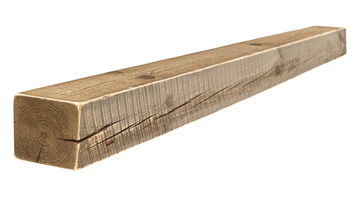 Reclaimed Wood Fireplace Mantel - Dakota Timber Co - Fireplace Mantels