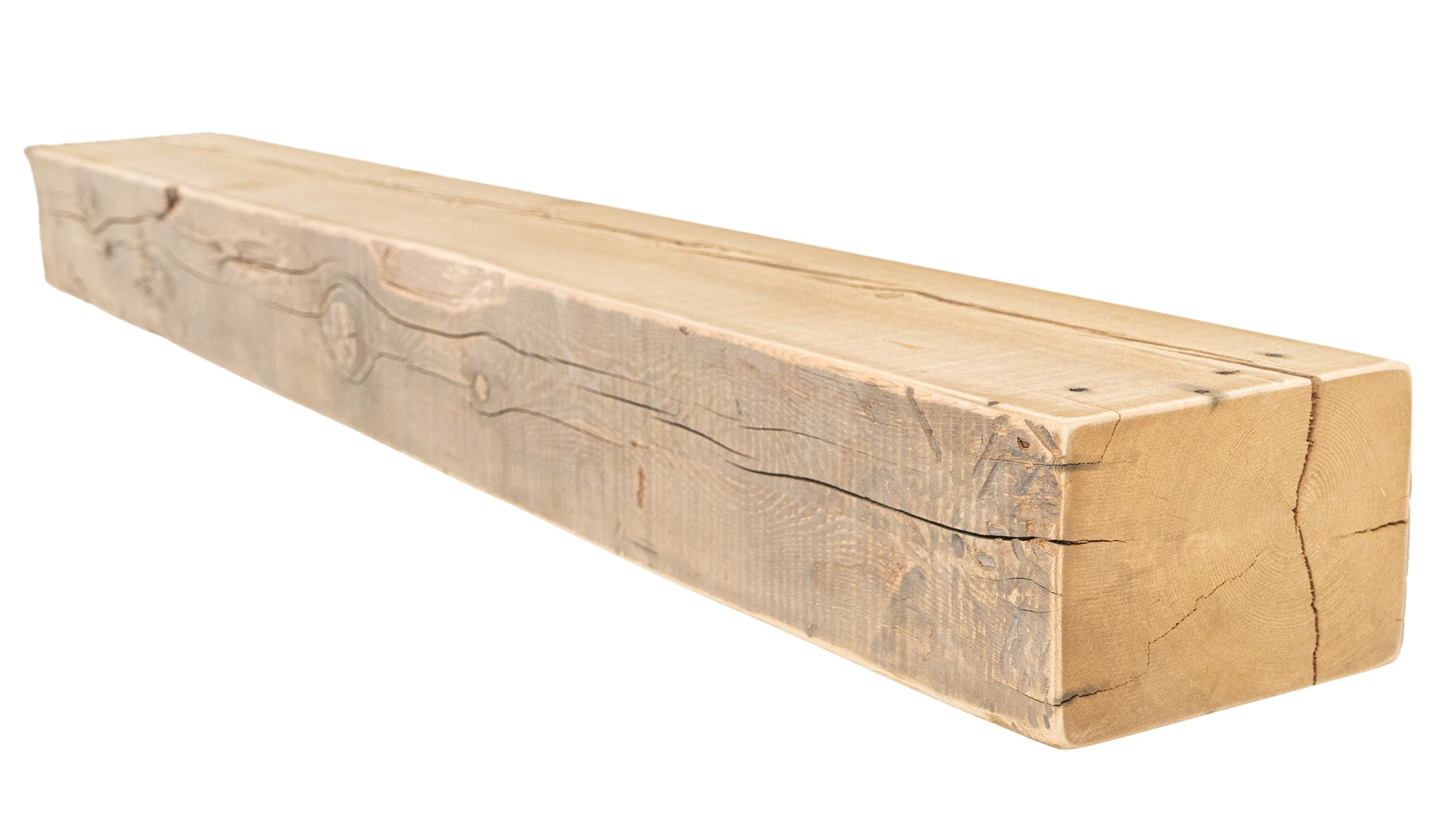 Reclaimed Wood Fireplace Mantel - Dakota Timber Co - Fireplace Mantels