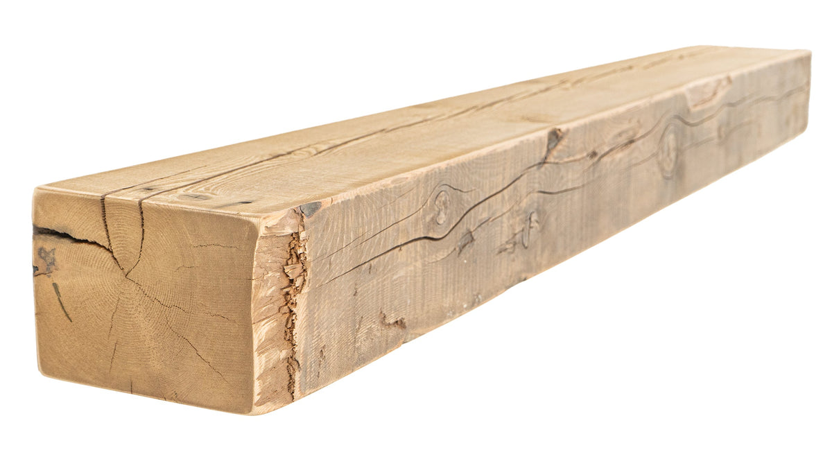 Reclaimed Wood Fireplace Mantel - Dakota Timber Co - Fireplace Mantels