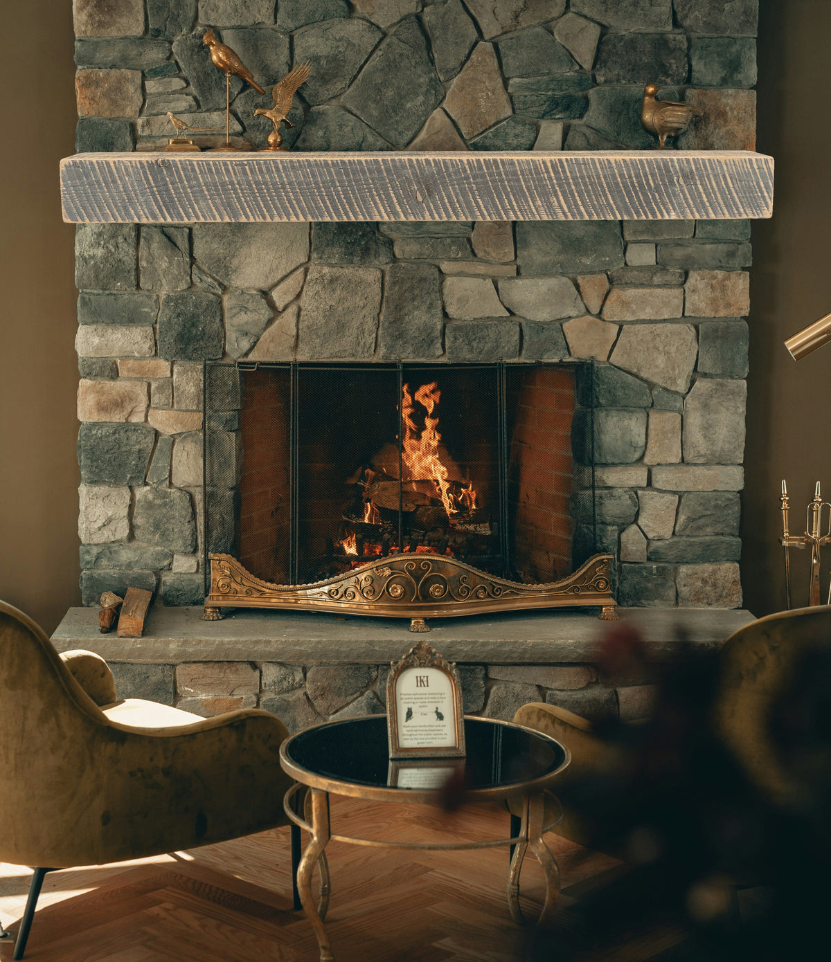 Reclaimed Wood Fireplace Mantel - Dakota Timber Co - Fireplace Mantels
