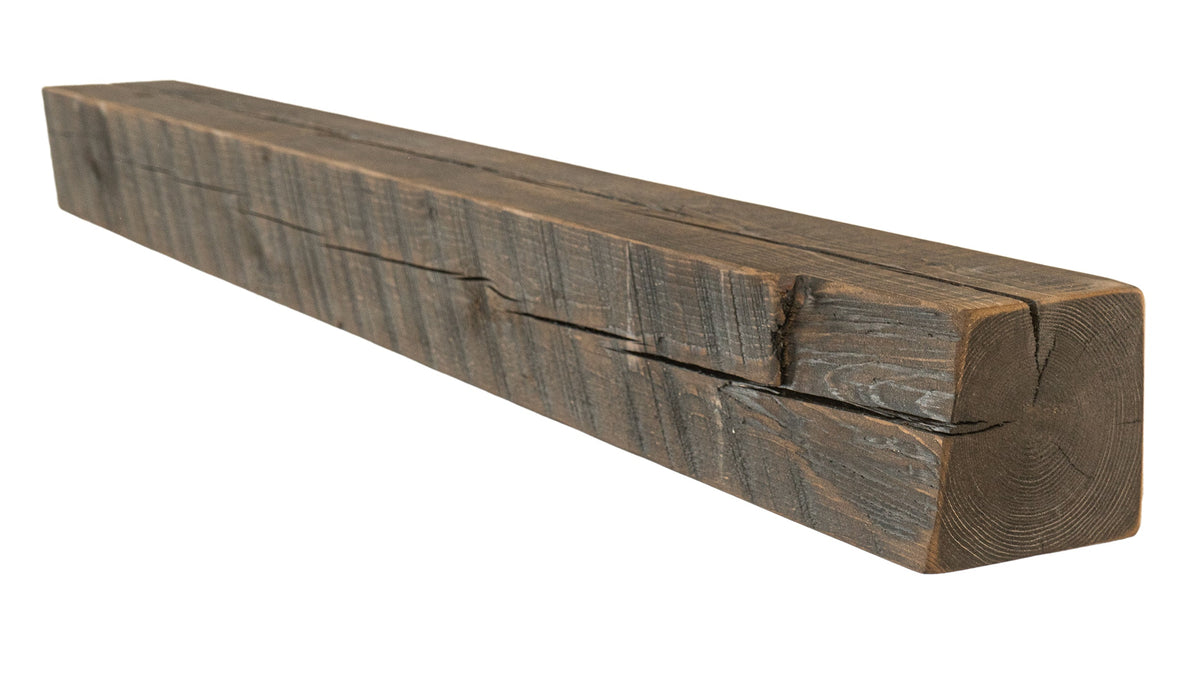 Reclaimed Wood Fireplace Mantel - Dakota Timber Co - Fireplace Mantels