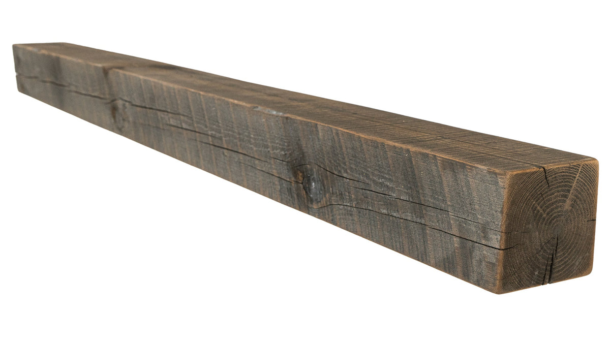 Reclaimed Wood Fireplace Mantel - Dakota Timber Co - Fireplace Mantels