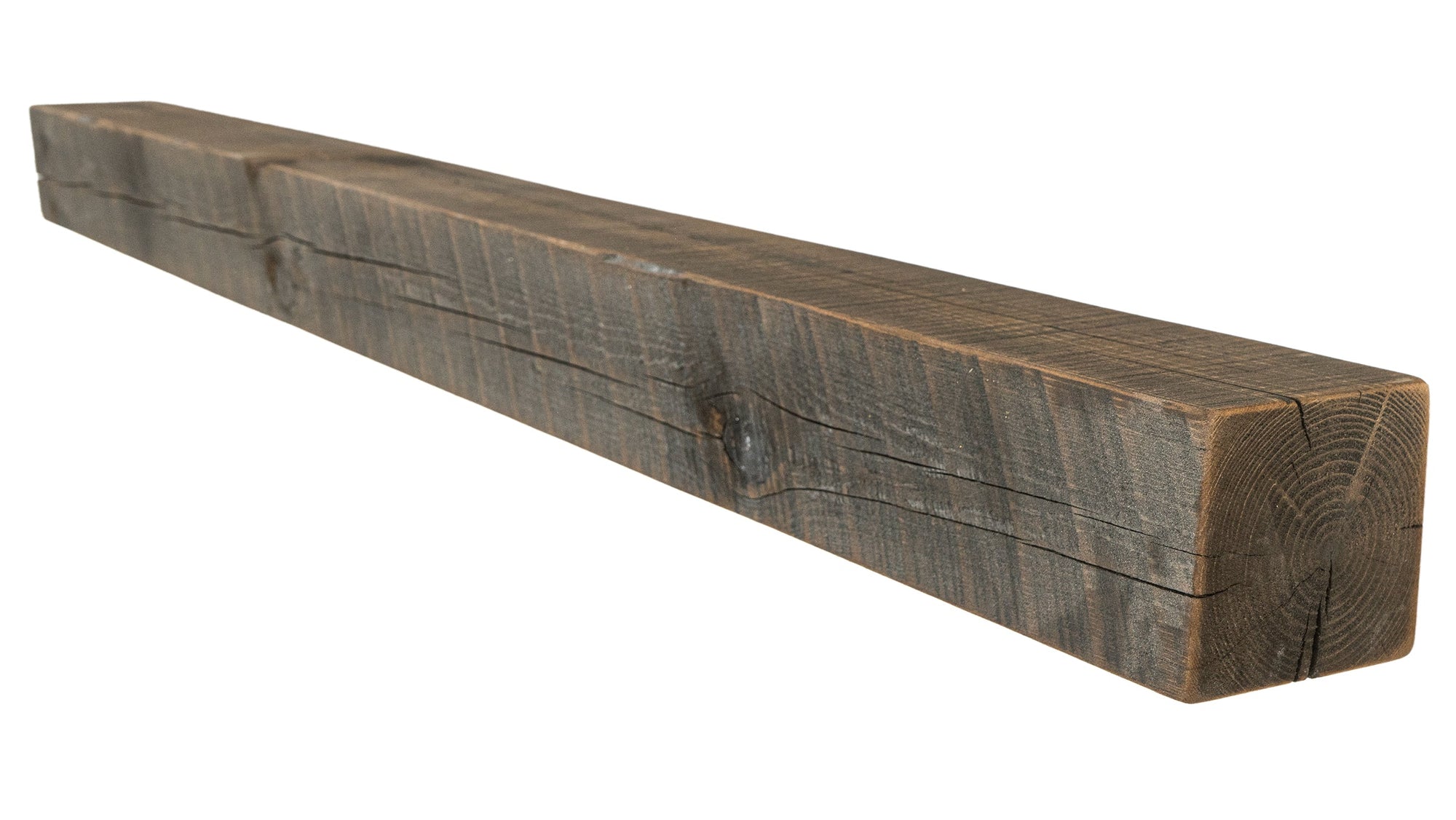 Reclaimed Wood Fireplace Mantel - Dakota Timber Co - Fireplace Mantels