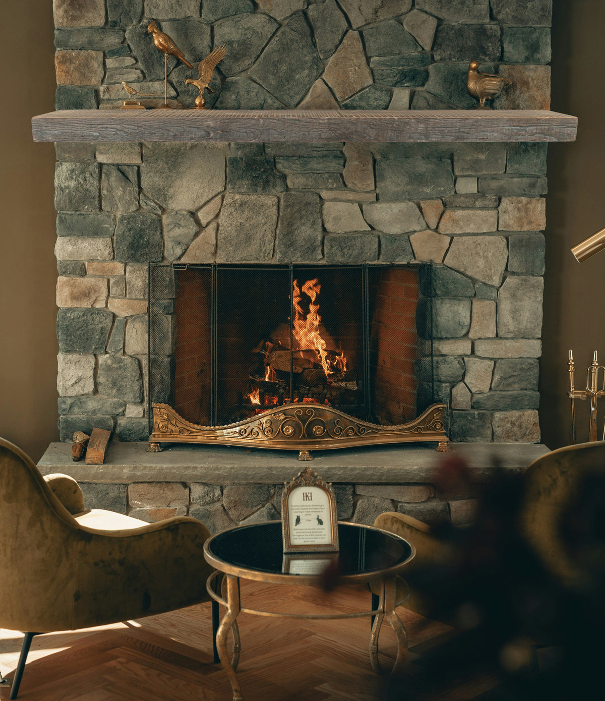 Reclaimed Wood Fireplace Mantel - Dakota Timber Co - Fireplace Mantels