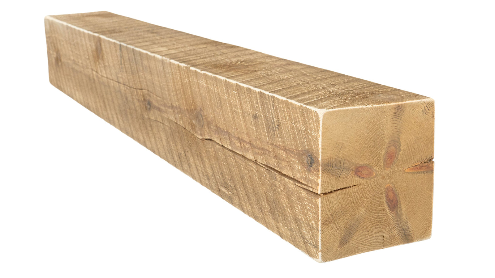 Reclaimed Wood Fireplace Mantel - Dakota Timber Co - Fireplace Mantels