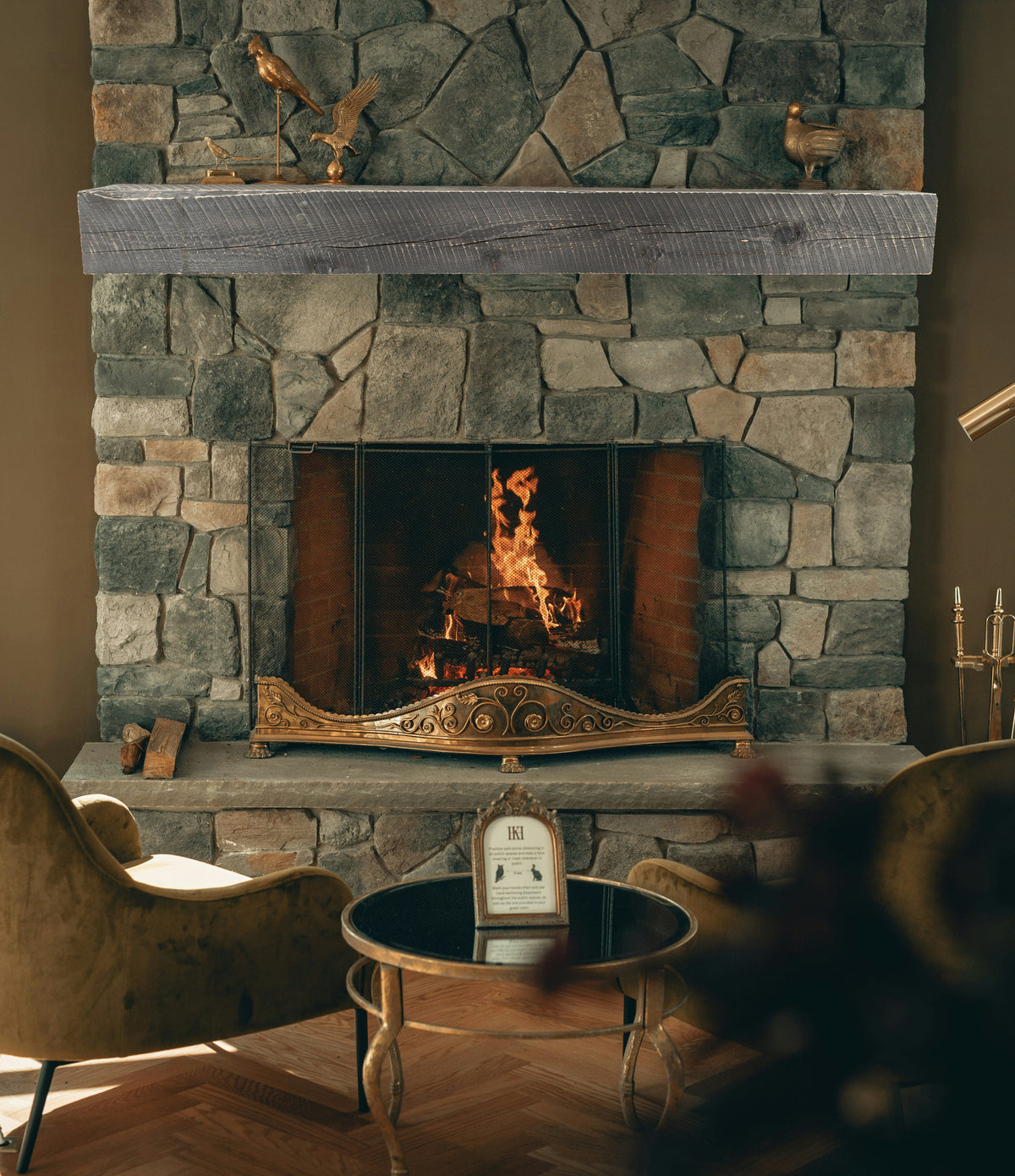 Reclaimed Wood Fireplace Mantel - Dakota Timber Co - Fireplace Mantels