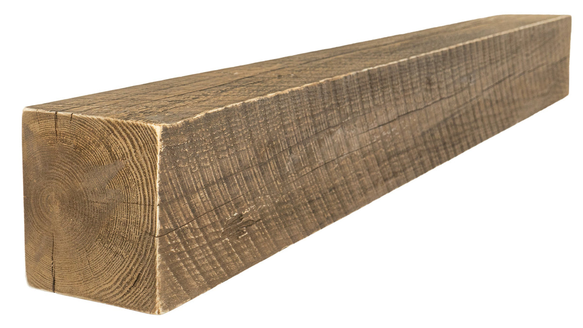 Reclaimed Wood Fireplace Mantel - Dakota Timber Co - Fireplace Mantels