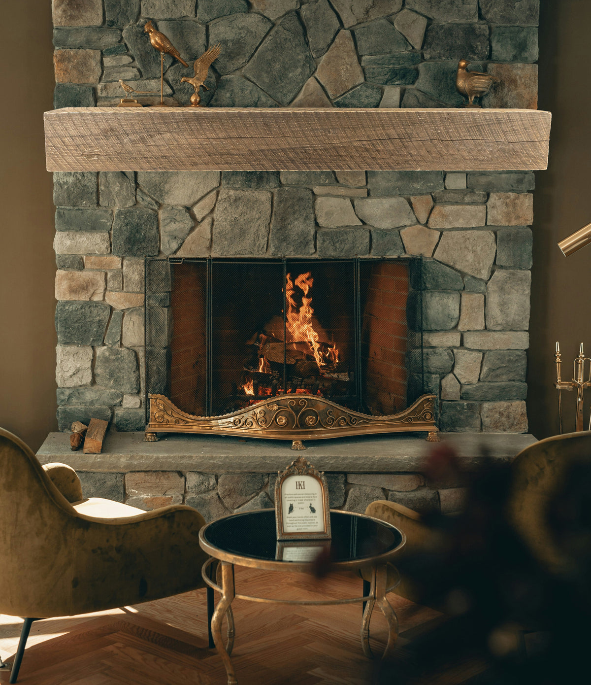 Reclaimed Wood Fireplace Mantel - Dakota Timber Co - Fireplace Mantels