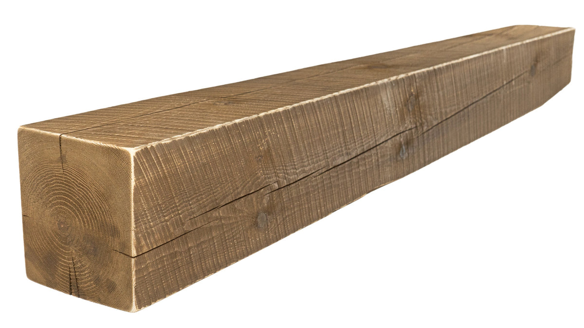 Reclaimed Wood Fireplace Mantel - Dakota Timber Co - Fireplace Mantels