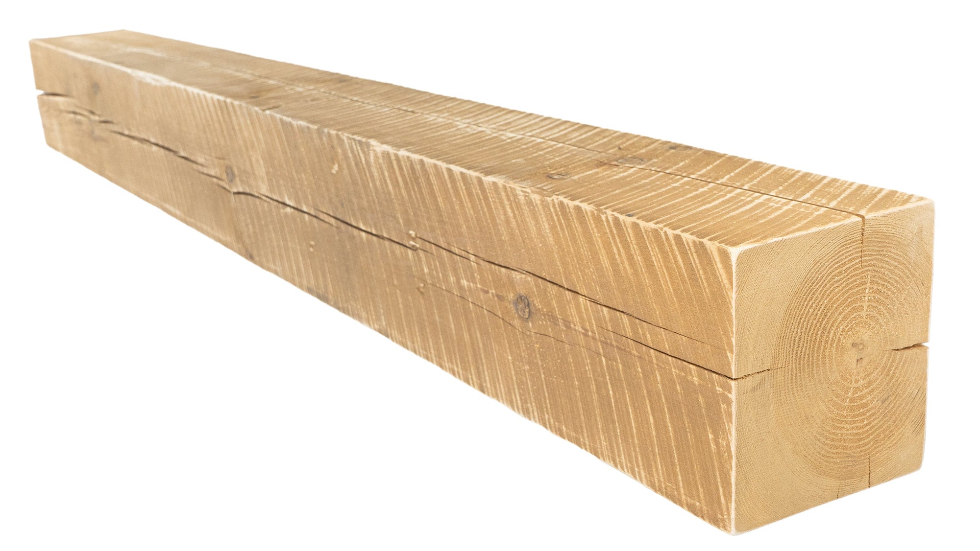 Reclaimed Wood Fireplace Mantel - Dakota Timber Co - Fireplace Mantels