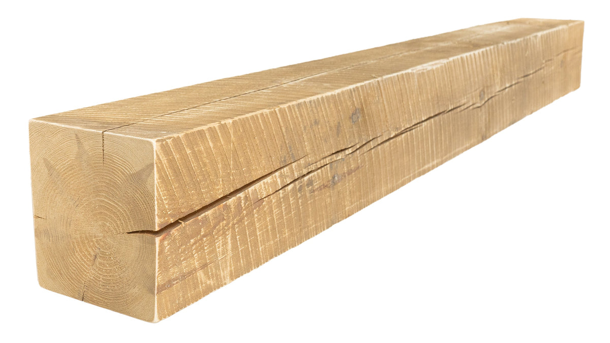 Reclaimed Wood Fireplace Mantel - Dakota Timber Co - Fireplace Mantels