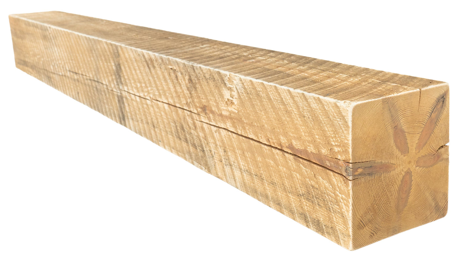 Reclaimed Wood Fireplace Mantel - Dakota Timber Co - Fireplace Mantels