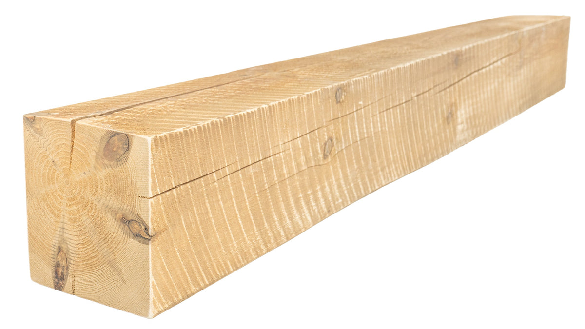 Reclaimed Wood Fireplace Mantel - Dakota Timber Co - Fireplace Mantels