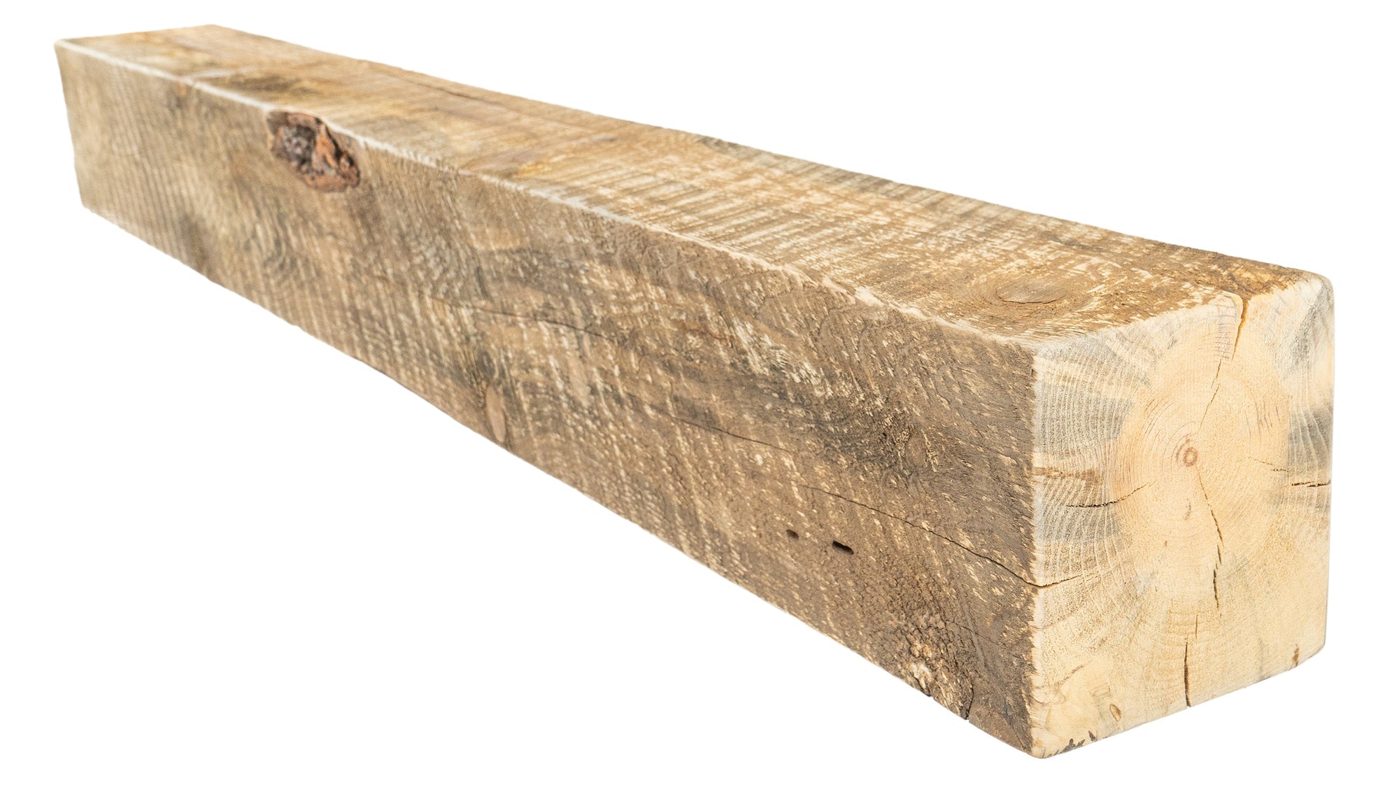 Reclaimed Wood Fireplace Mantel - Dakota Timber Co - Fireplace Mantels