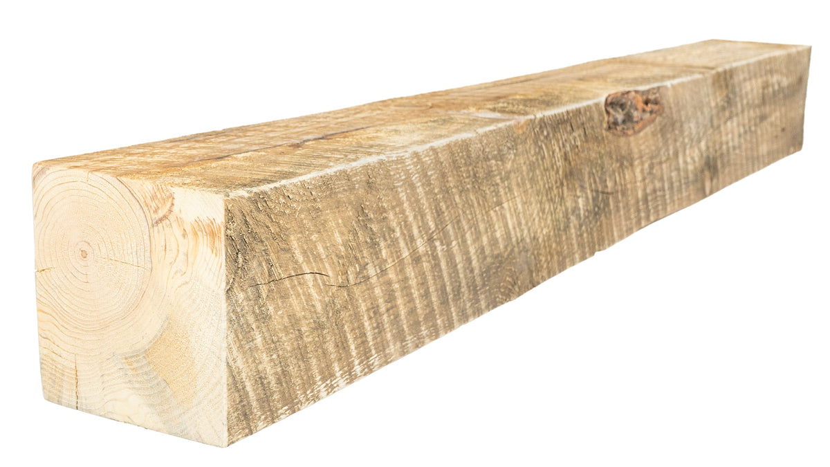 Reclaimed Wood Fireplace Mantel - Dakota Timber Co - Fireplace Mantels