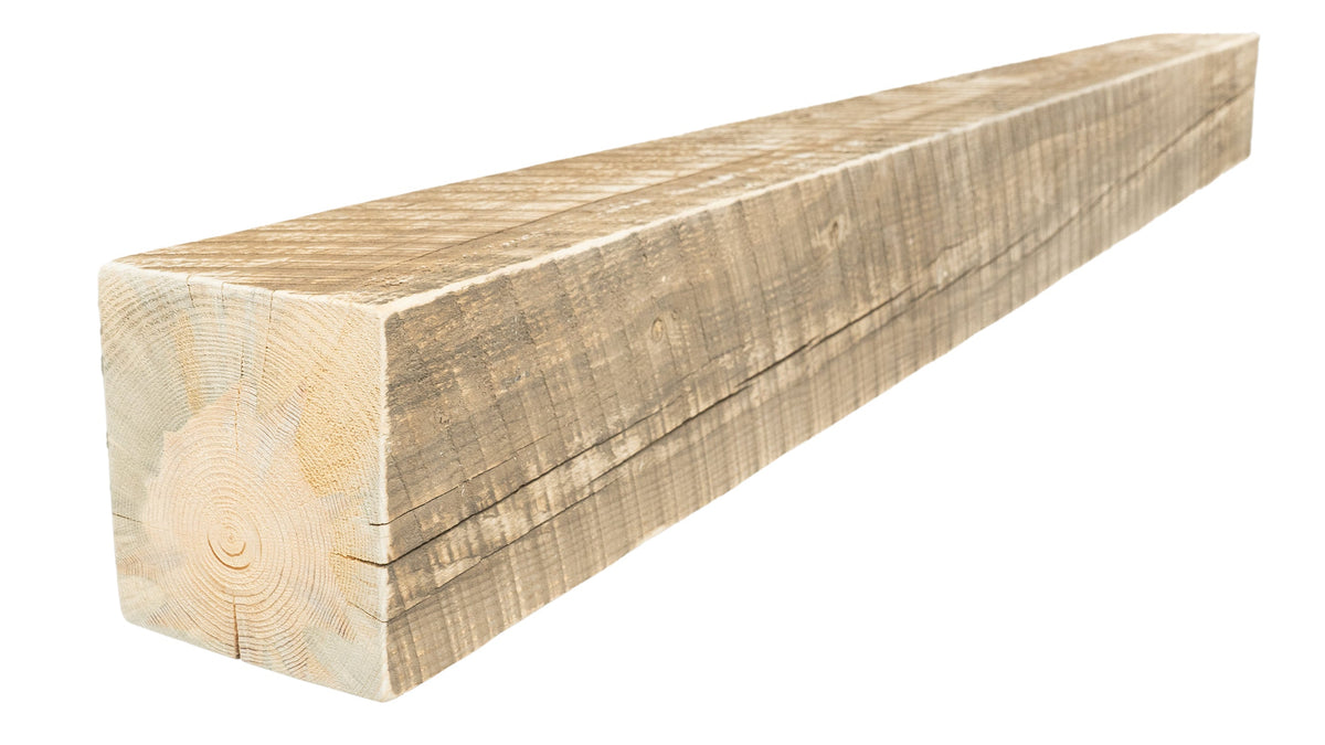 Reclaimed Wood Fireplace Mantel - Dakota Timber Co - Fireplace Mantels