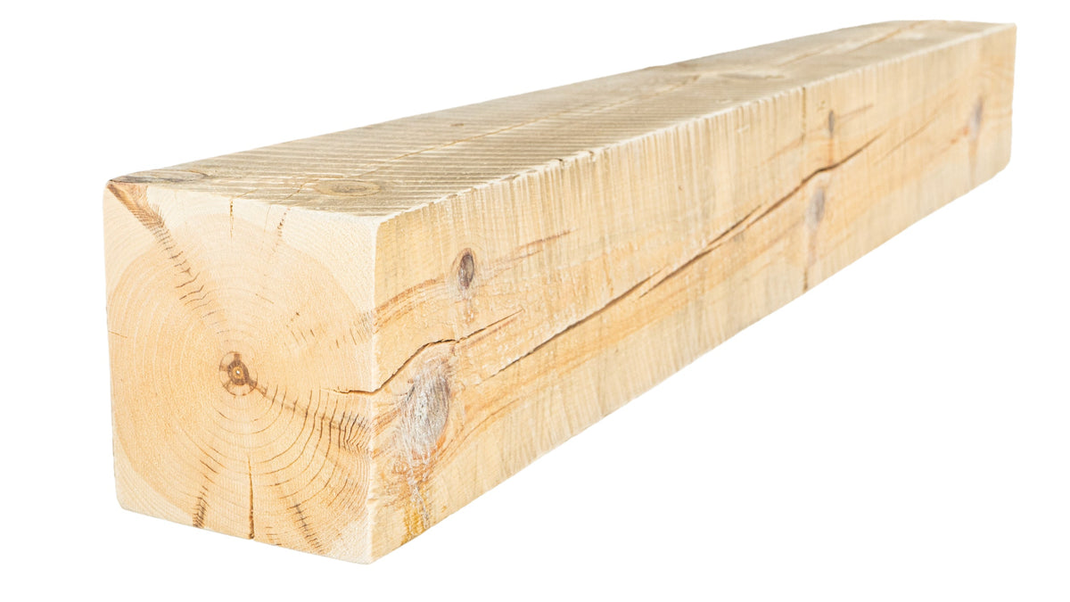 Reclaimed Wood Fireplace Mantel - Dakota Timber Co - Fireplace Mantels