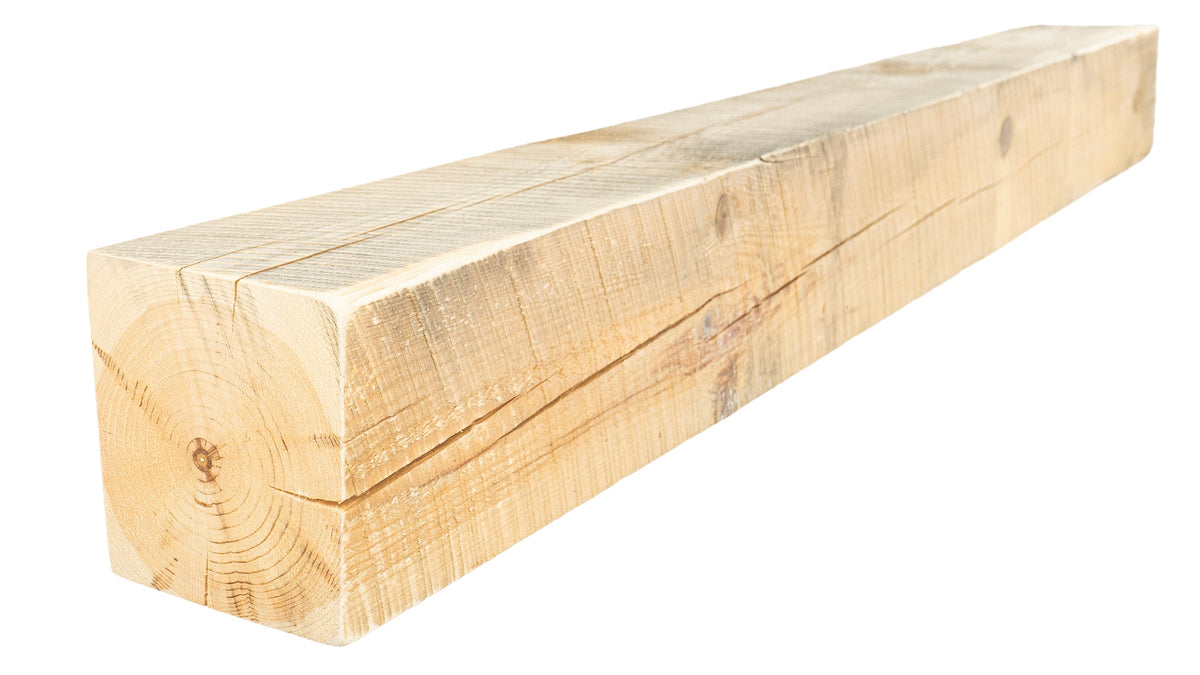 Reclaimed Wood Fireplace Mantel - Dakota Timber Co - Fireplace Mantels