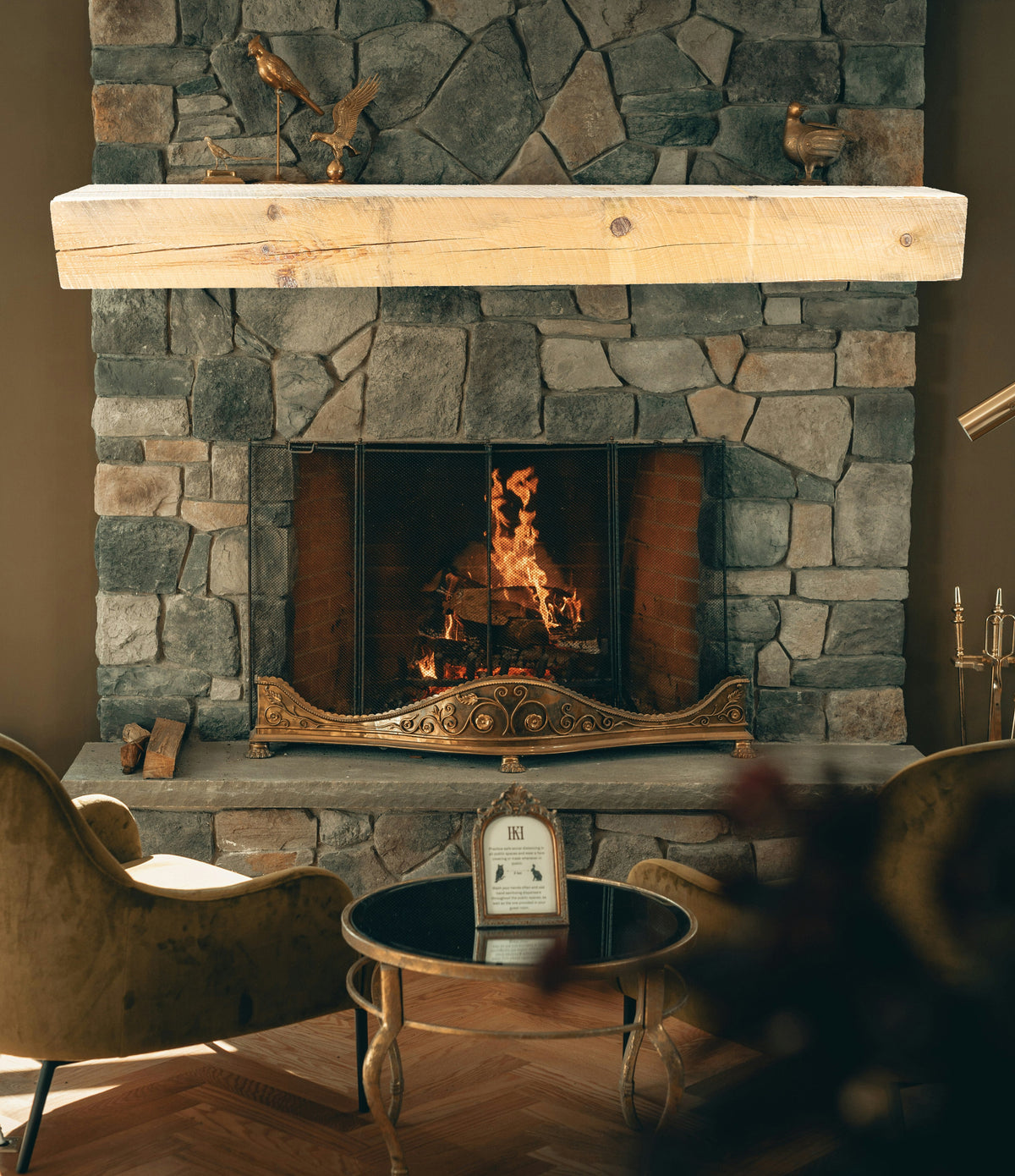 Reclaimed Wood Fireplace Mantel - Dakota Timber Co - Fireplace Mantels