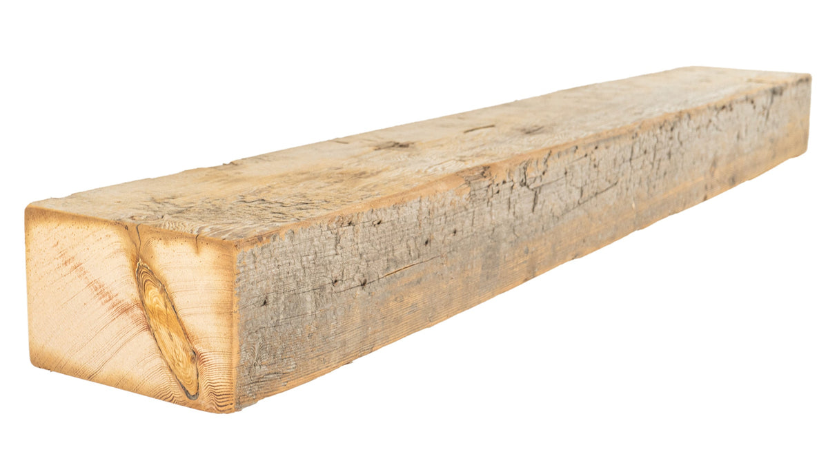 Reclaimed Wood Fireplace Mantel - Dakota Timber Co - Fireplace Mantels
