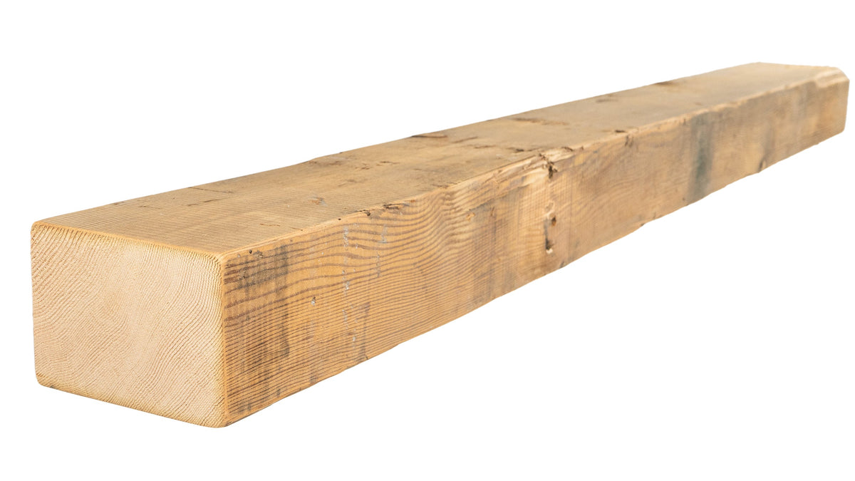 Reclaimed Wood Fireplace Mantel - Dakota Timber Co - Fireplace Mantels