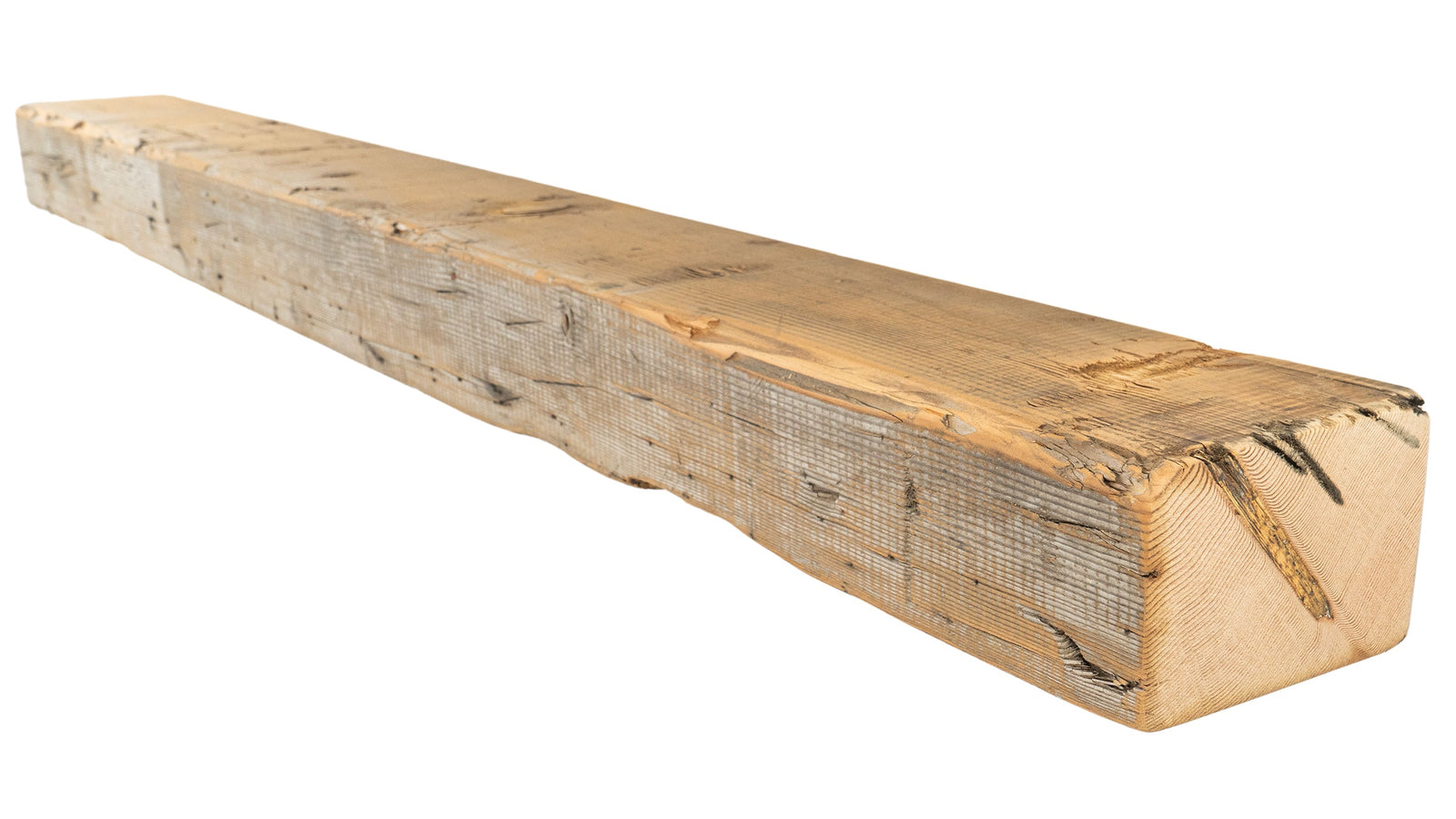 Reclaimed Wood Fireplace Mantel - Dakota Timber Co - Fireplace Mantels