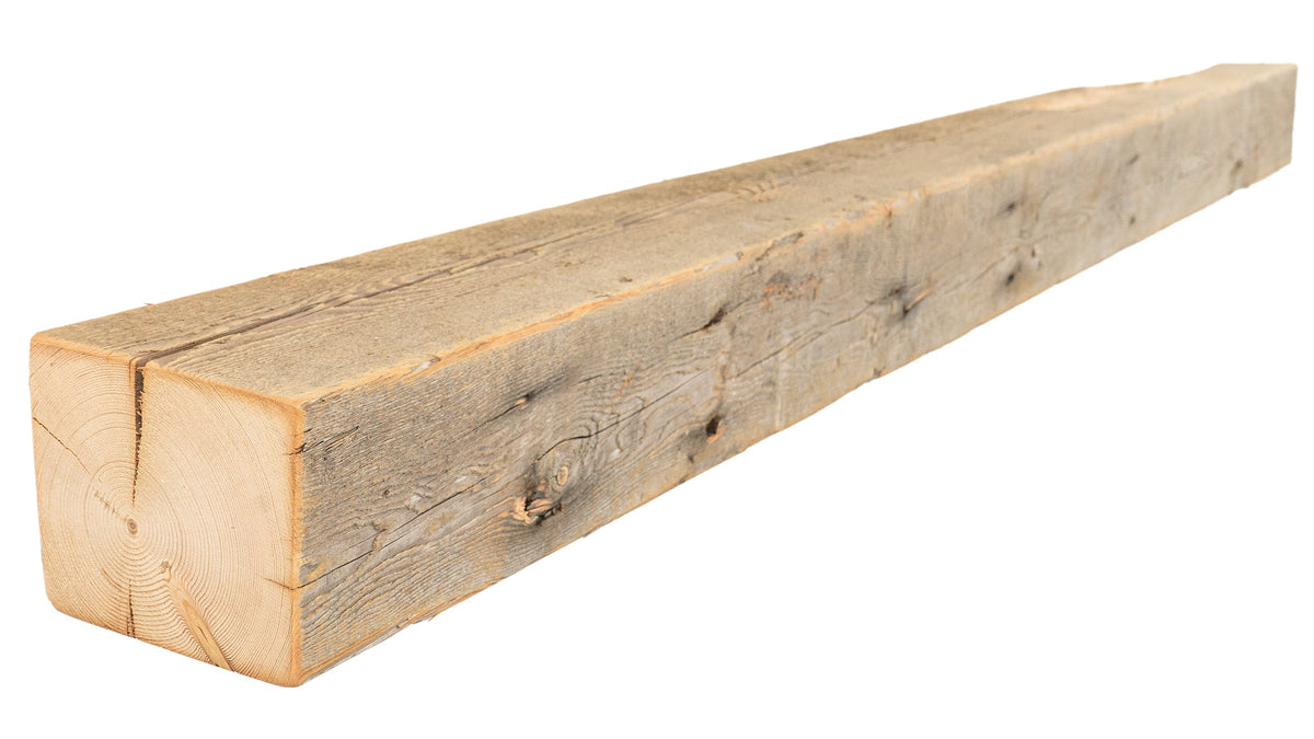 Reclaimed Wood Fireplace Mantel - Dakota Timber Co - Fireplace Mantels