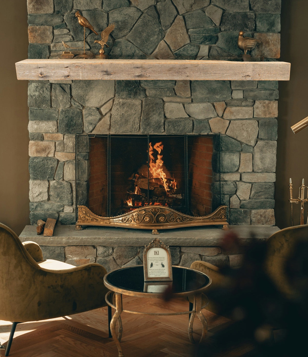 Reclaimed Wood Fireplace Mantel - Dakota Timber Co - Fireplace Mantels