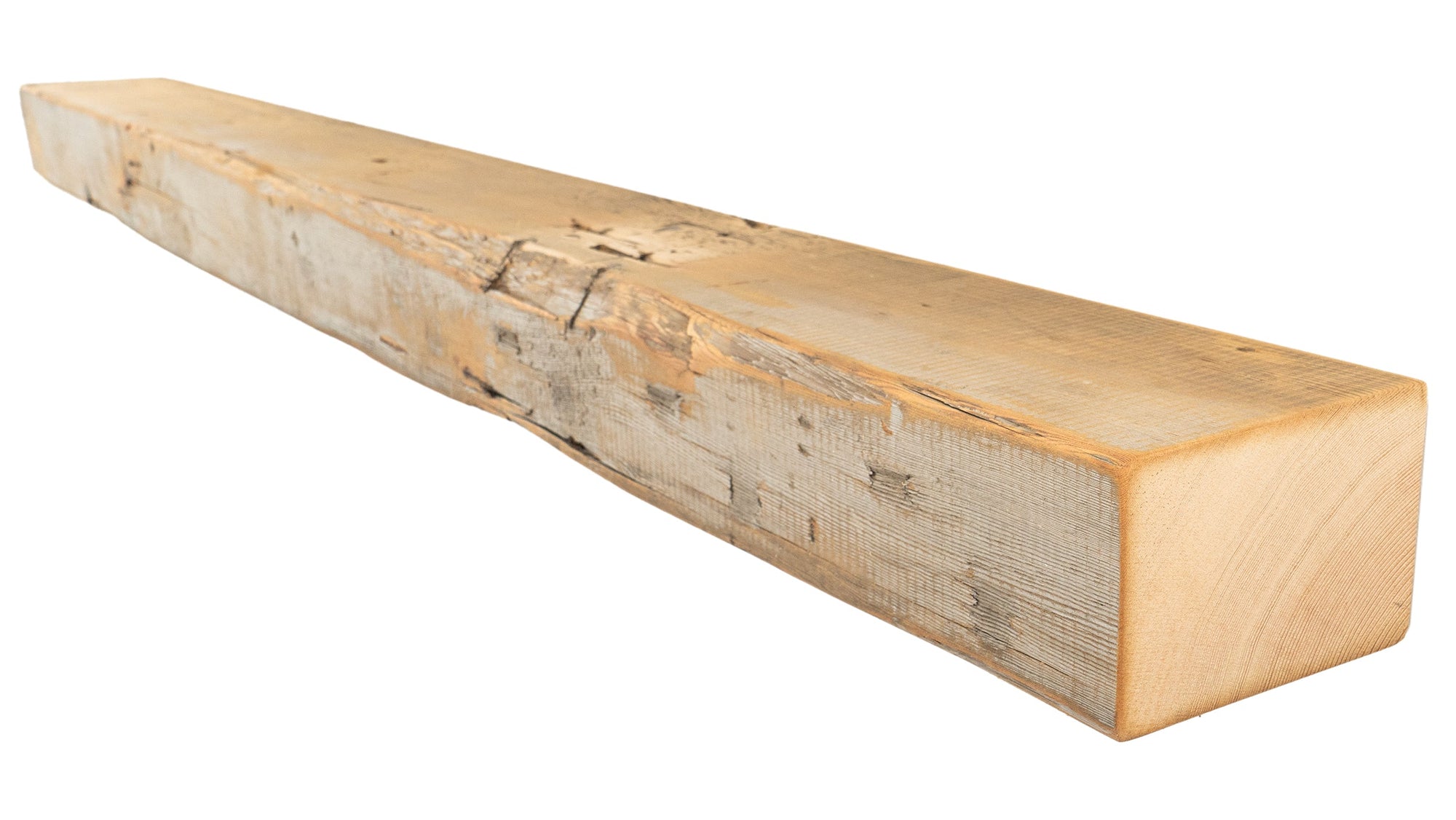 Reclaimed Wood Fireplace Mantel - Dakota Timber Co - Fireplace Mantels