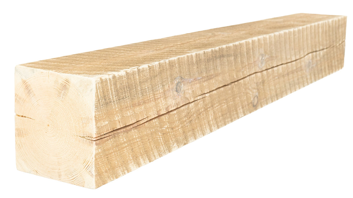 Reclaimed Wood Fireplace Mantel - Dakota Timber Co - Fireplace Mantels