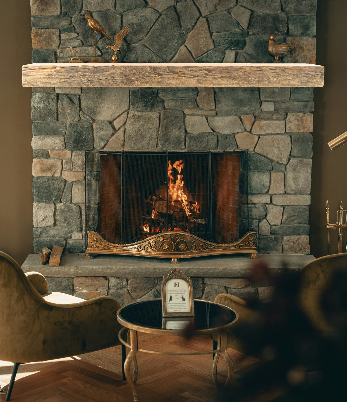 Reclaimed Wood Fireplace Mantel - Dakota Timber Co - Fireplace Mantels